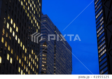 ビル夕景 ビル夕景 41955125