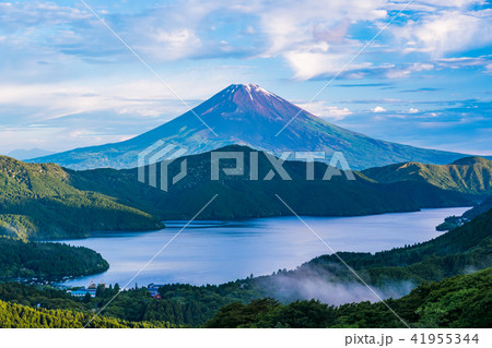 《神奈川県》箱根から、爽やかな夏富士 41955344