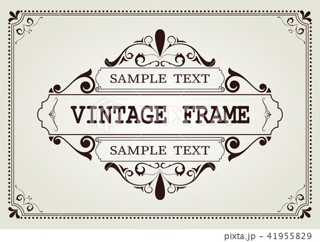 vintage frame vintage frame 41955829