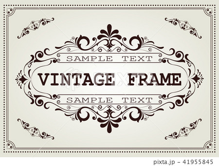 vintage frame vintage frame 41955845
