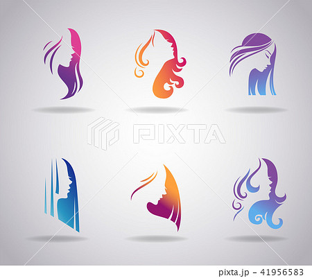 Girls portraits with long beautiful hair Girls portraits with long beautiful hair 41956583