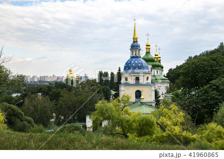 Monastery in the botanical garden of Kiev Ukraine 41960865