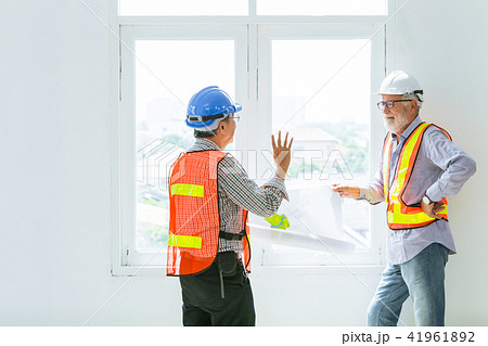 mix race senior construction engineers worker mix race senior construction engineers worker 41961892