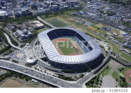 スタジアム 横浜国際総合競技場 日産スタジアムの写真素材