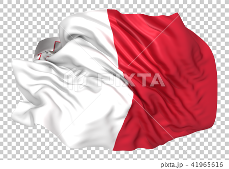 マルタ国旗のイラスト素材