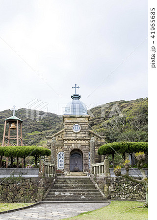 アプローチからの頭ヶ島天主堂 アプローチからの頭ヶ島天主堂 41965685