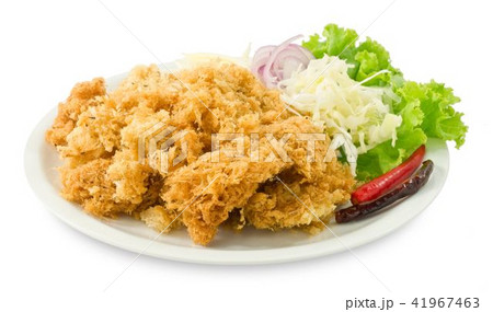 Crispy Catfish Salad with Green Mango 41967463