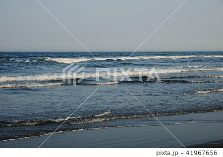 海岸風景　水平線　九十九里浜　千葉県 41967656