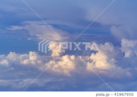 Blue sky and natural white cloud 41967950