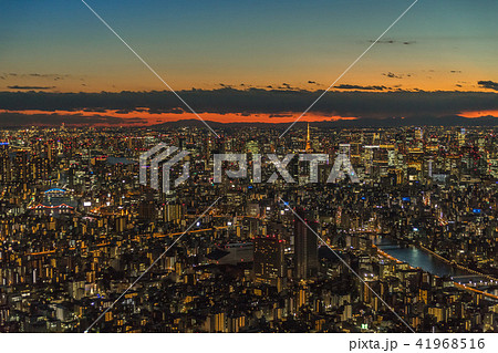 スカイツリーからの東京夜景 41968516