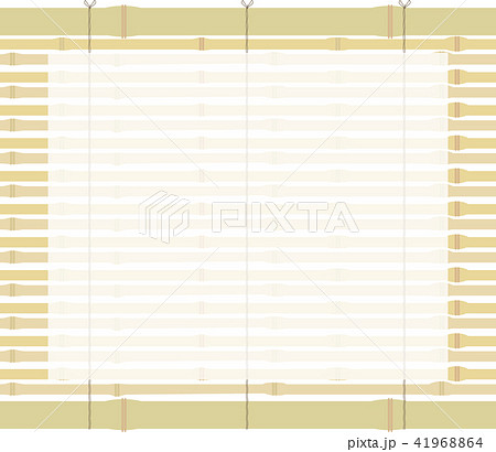 簾フレームのイラスト素材