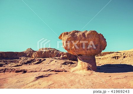Mushroom sandstone in Timna Park 41969243