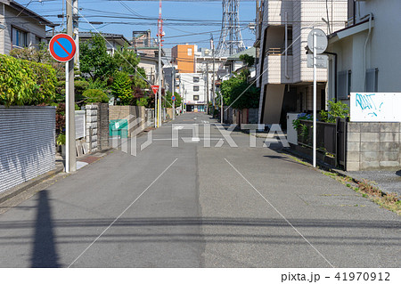 日本の住宅街の風景の写真素材 日本の住宅街の風景の写真素材