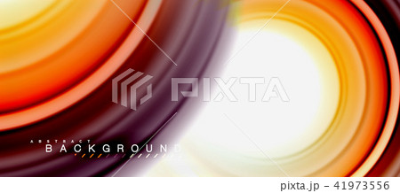 Rainbow fluid abstract swirl shape, twisted liquid colors design, colorful marble or plastic wavy 41973556