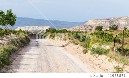 dirty road in Goreme National Park in Cappadocia 41973871