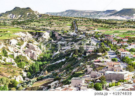 modern district in Uchisar village in Cappadocia 41974839