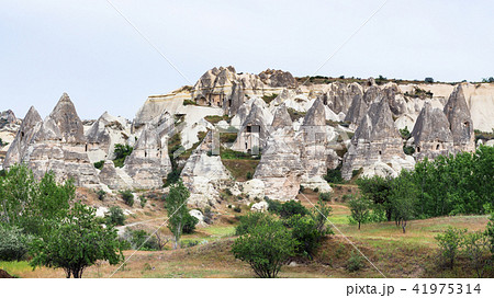 rock-cut ancient houses in Goreme National Park 41975314