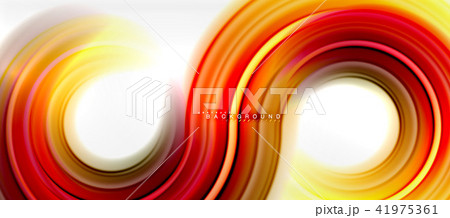 Rainbow fluid color line abstract background - swirl and circles, twisted liquid colours design Rainbow fluid color line abstract background - swirl and circles, twisted liquid colours design 41975361