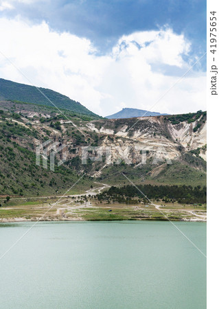 mountains and Lake Nar in Cappadocia mountains and Lake Nar in Cappadocia 41975654