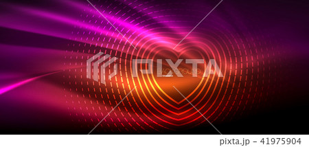 Neon glowing wave, magic energy and light motion background. Wallpaper template, hi-tech future Neon glowing wave, magic energy and light motion background. Wallpaper template, hi-tech future 41975904