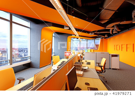 modern  office interior. 41979271