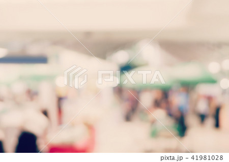Blur image background of people in exhibition show Blur image background of people in exhibition show 41981028