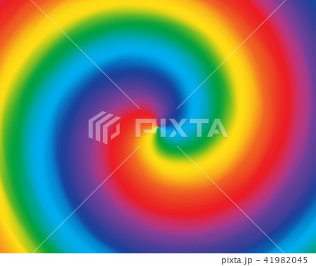 Abstract swirl color radial gradient rainbow 41982045
