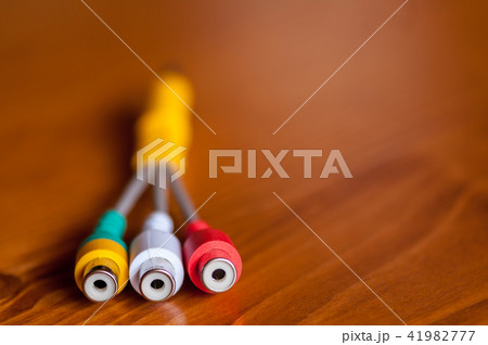 Close-up of a jack cord 41982777