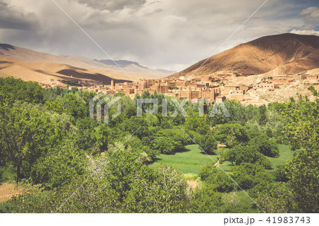 Town in Dades Valley, Morocco 41983743