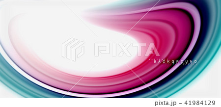 Rainbow fluid colors abstract background twisted liquid design, colorful marble or plastic wavy 41984129
