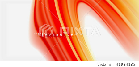 Rainbow fluid colors abstract background twisted liquid design, colorful marble or plastic wavy 41984135