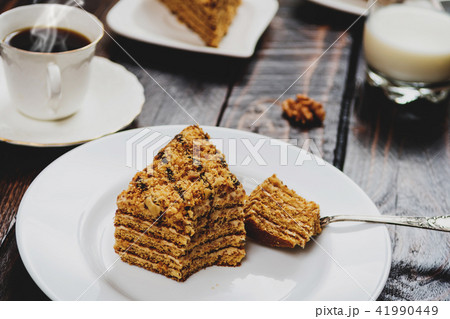 Dessert honey cake Dessert honey cake 41990449