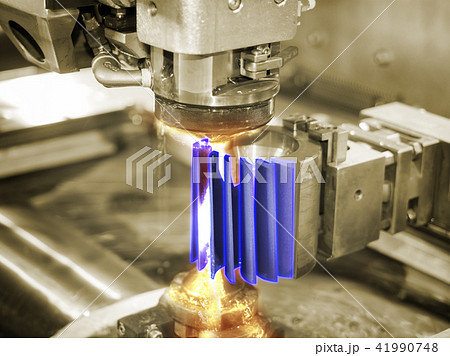 CNC wire cut machine cutting mold parts 41990748