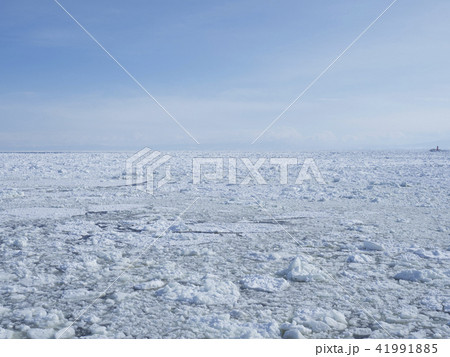 冬の北海道・流氷 冬の北海道・流氷 41991885