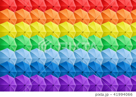 Rainbow umbrella isolated. White background Rainbow umbrella isolated. White background 41994066