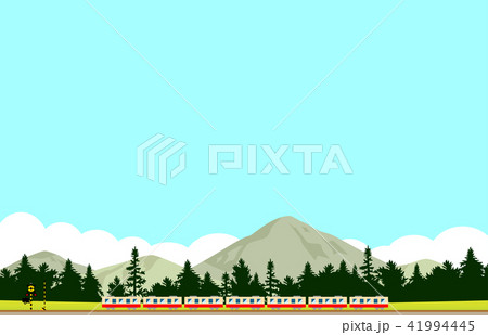 電車　風景 41994445