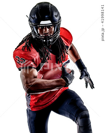 american football player man isolated 41998141