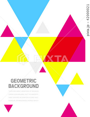 幾何学 デザイン 図形のイラスト素材 42000021 Pixta