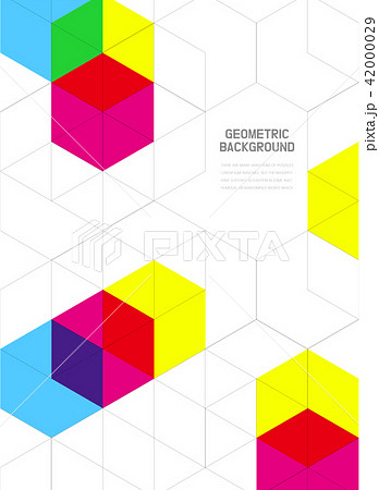 幾何学 デザイン 図形のイラスト素材