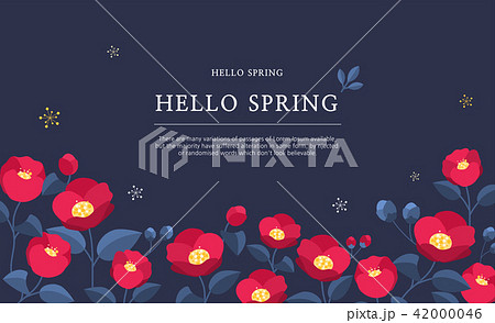 花 春 花の背景 42000046