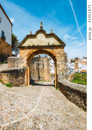 historic buildings in old town of Ronda, Spain 42001875