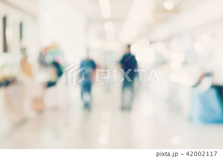 Blur image background of people in exhibition show Blur image background of people in exhibition show 42002117