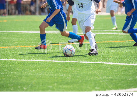 少年サッカー試合風景 42002374