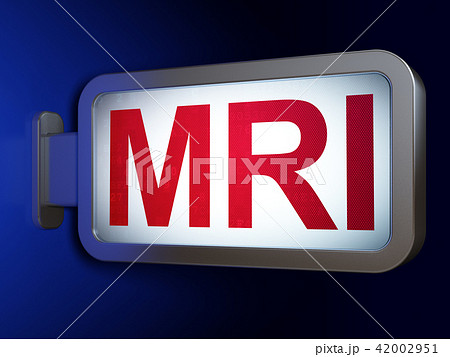 Healthcare concept: MRI on billboard background 42002951