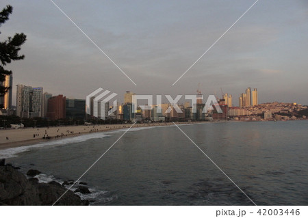 釜山 広安里 夕暮れ 42003446