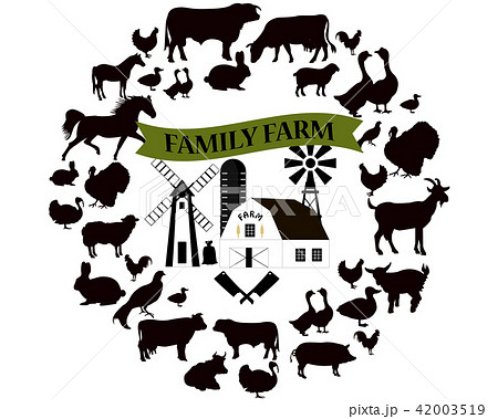 Farm and farming icons and design elements. 42003519