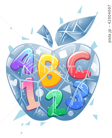 Ice Apple 123 Illustration Ice Apple 123 Illustration 42004097