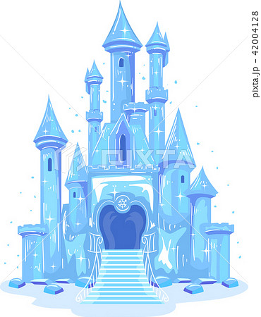 Ice Castle Illustrationのイラスト素材