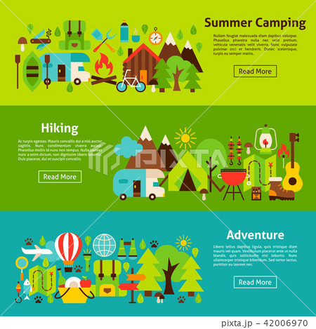 Camping Web Horizontal Banners 42006970