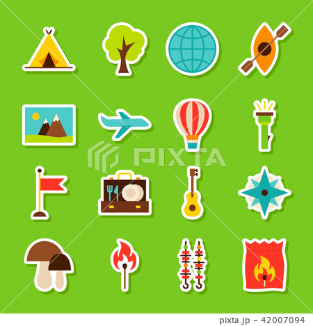 Summer Camp Stickers 42007094